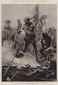 A brit hadsereg csatái, Poitiers, a csata reggele, Edward, a Fekete Herceg távozik de Perigord bíborostól